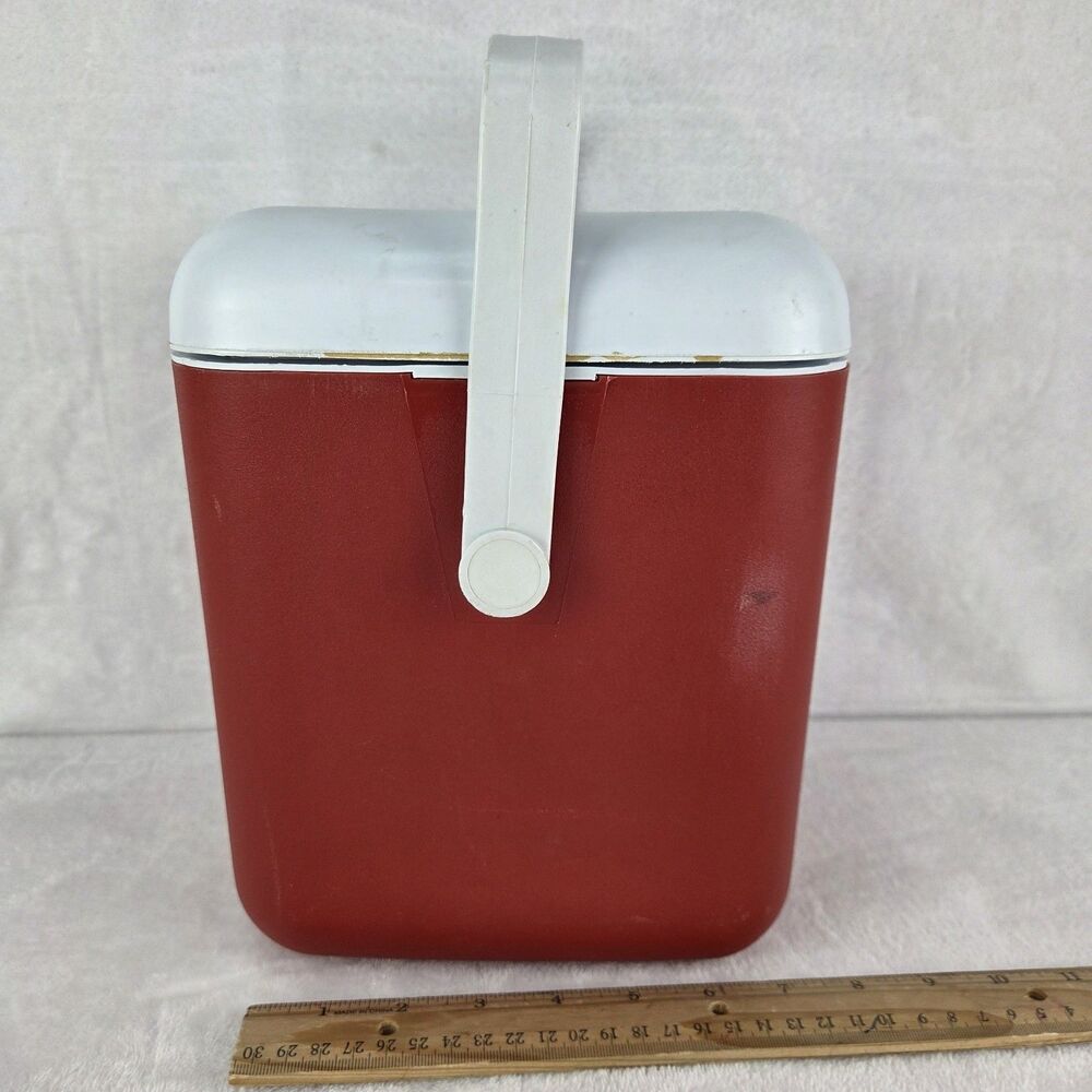 Vintage Igloo Snowflake 1 Gallon Water Cooler Jug Hot/Cold Red White Camping - Picture 9 of 16